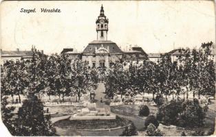 1921 Szeged, Városháza, park (EM)