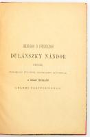 Simar Theofil. A babona. Bp. 1879. Hunyadi Mátyás. Korabeli félvászon kötésben