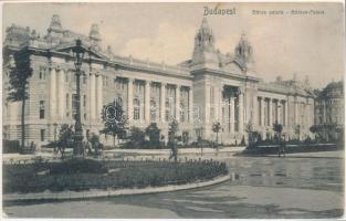 1916 Budapest V. Börze palota (Tőzsdepalota). Photobrom 58. (ázott / wet damage)