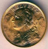 Svájc 1935LB 20Fr Au "Vreneli" 6,452g T:1/2 kis k