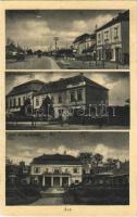 1942 Ács, Fő utca, Községháza, Gróf Zichy kastély (EK)