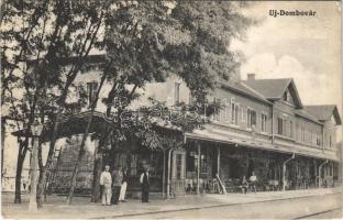 1914 Dombóvár, Újdombóvár vasútállomás, létra (EK)