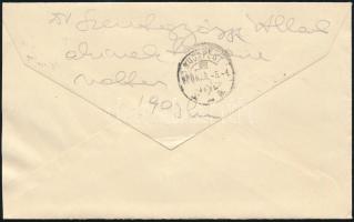 1938 Szent-Györgyi Albert (1893-1986) Nobel-díjas orvos, biokémikus sajátkézzel írt levele Torday La...