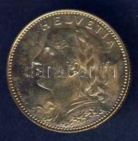 Svájc 1915B 10Fr Au "Vreneli" 3,22g T:2