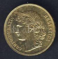 Svájc 1895B 20Fr Au "Helvetia" 6,452g T:2