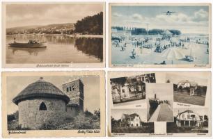 Balatonalmádi - 4 db régi képeslap / 4 pre-1945 postcards