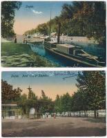 Siófok - 5 db régi képeslap / 5 pre-1945 postcards