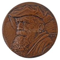 Renner Kálmán (1927-1994) 1967. "Rodin" kétoldalas Br plakett (98mm) T:1-,2