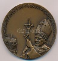 Tóth Sándor (1933-) 1991. "II. János Pál pápa Magyarországon" Br emlékérem (42mm) T:1- ph.