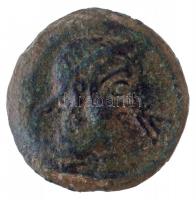 Római Köztársaság / Castulo (Hispánia) / Kr.e. 2. század Br AE Semis (4.62g) T:2- Roman Republic / Castulo (Hispania) / 2nd Century BC Br AE Semis A / L crescent - MCF C:VF