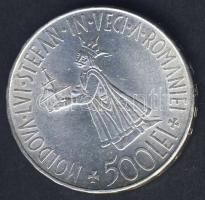 Románia 1941. 500L Ag "Besszarábia" T:2