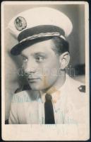 Gozmány György (1920-1973) színművész aláírt fotólapja