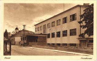 1940 Huszt, Chust, Khust; Postahivatal / post office, street view (EK)