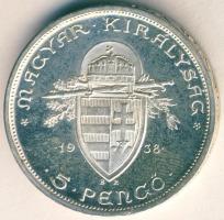 1938. 5P Ag "Szt.István" T:2+