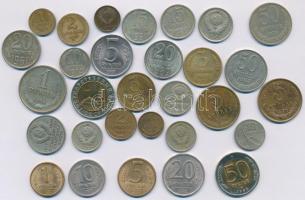 Szovjetunió 1938-1991. 1k-10R (25xklf) + Oroszország 1992. 1R-50R (5xklf) T:1--2- Soviet Union 1938-1991. 1 Kopeck - 10 Rubles (25xdiff) + Russia 1992. 1 Ruble - 50 Rubles (5xdiff) C:AU-VF