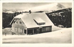 1939 Rahó, Rachov, Rahiv, Rakhiv; Hegyi szálló Hoverla és Pjetros / Berghotel Hoverla und Berg Pjetros / mountain, hotel in winter