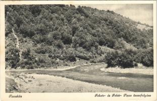 1942 Rahó, Rakhiv; Tiszaköz, Fekete- és Fehér-Tisza összefolyása / confulence of the Tisza rivers