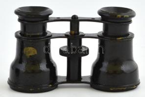 Színházi távcső, eredeti tokjában, kopottas állapotban, 10x6 cm