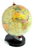 Német nyelvű földgömb, m: 15,5 cm