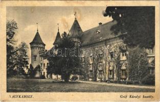 1941 Nagykároly, Carei; Gróf Károlyi kastély / castle (fl)