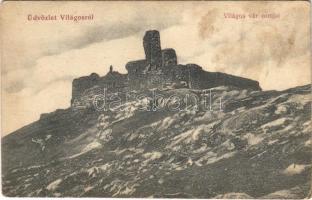 Világos, Siria; vár romjai. 623. Eichner László kiadása / Cetatea Siriei / castle ruins (fl)