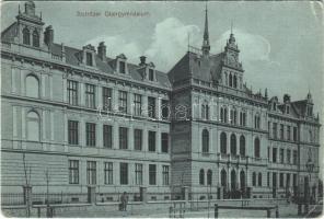 1913 Beszterce, Bistritz, Bistrita; Obergymnasium / Gimnázium. H. Klemens kiadása / high school (EK)