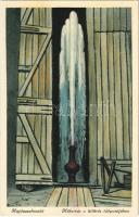 1936 Hajdúszoboszló, Hőforrás a kitörés időpontjában