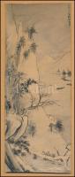 Ismeretlen jelzéssel, feltehetően Tai Wen Chin kínai alkotó XV. sz. műve utáni XX. sz. másolat: Hava...