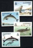 WWF Sea animals set + 4 FDC WWF Tengeri állatok sor + 4 FDC WWF Meerestiere Satz + 4 FDC