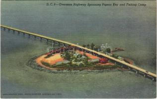 Pigeon Key (Florida), Overseas Highway Spanning and Fishing Camp