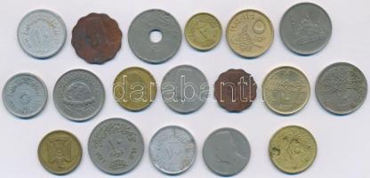 Egyiptom 1917-1994. 18db-os érmetétel T:2-3 Egypt 1917-1994. 18pcs coin lot C:XF-F