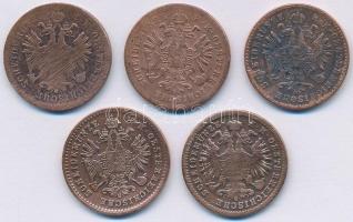 1859E 1kr Cu + 1860B 1kr Cu + 1861B 1kr Cu + Ausztria 1881. 1kr Cu + 1885. 1kr Cu T:2-,3
Adamo M4, ...