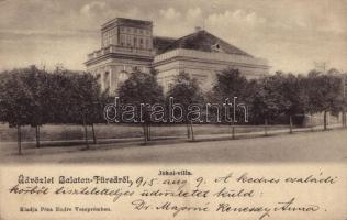 1915 Balatonfüred, Jókai villa. Pósa Endre