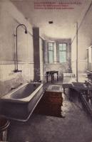 1915 Balatonfüred, Szénsavas fürdőszoba, belső - képeslapfüzetből