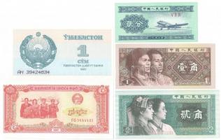 9xklf külföldi bankjegytétel, közte Kambodzsa, Irak, Kína, Üzbegisztán T:I-III
9xdiff foreign bankn...