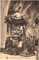 Antwerp, Anvers, Antwerpen; La Chaire de la Cathédrale / Cathedral interior