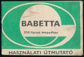 cca 1980 Babetta 210 típusú mopedhez használati útmutató