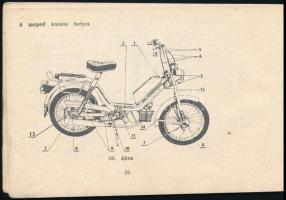 cca 1980 Babetta 210 típusú mopedhez használati útmutató