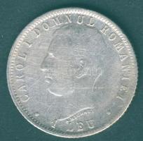 Románia 1906. 1L Ag "Jubileum" T:3