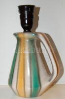 Háború előtti dekoratív porcelán asztali lámpa 25 cm magas