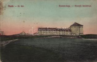 1910 Budapest III. Óbuda, Remete hegy, Kisczeli (Kiscelli) kaszárnya (Rb)