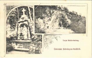 1912 Bálványosfürdő, Baile Balvanyos (Torja, Turia); Torjai Büdös barlang / cave. Art Nouveau (EK)