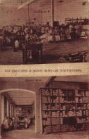 Gyula, Első gyulai kötött és szövött iparáru-gyár részvénytársaság, gombolyító, készáru raktár, belső. Corvina könyvnyomda kiadása 852.
