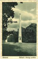 1944 Körmend, Obeliszk a hercegi parkban
