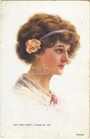1914 Day and night I think of you. Lady. Published by Paul Bendix 102/5. (EB)