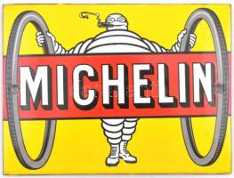 Michelin zománcozott fém tábla jó állapotban 12x9 cm