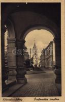 1943 Hódmezővásárhely, Ó-református templom (lyuk / hole)