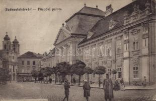 1915 Székesfehérvár, Püspöki palota, Vaimar üzlete (EK)