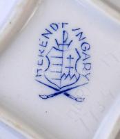 Herendi Viktória mintás kis tálka. kézzel festett, jelzett, hibátlan 5,5x5,5 cm