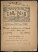1929 Duna bélyeggyűjtő könyv tiszteletpéldány